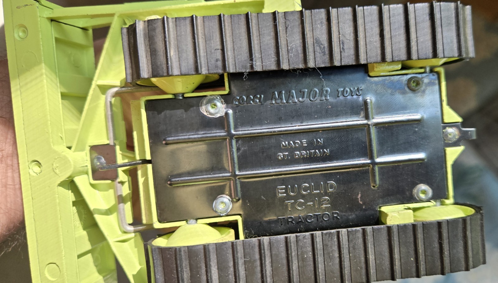 Rare Vintage Corgi Major Toys Euclid TC-12 Dozer die cast