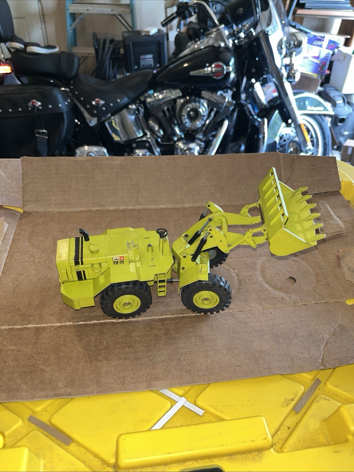 Gescha Terex GM 72-71 1:50 Diecast Articulated Wheel Loader USED Missing Parts