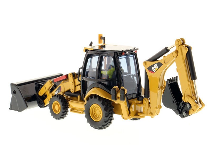 CAT Caterpillar 420E Center Pivot Backhoe Loader with Working Tools with Operato