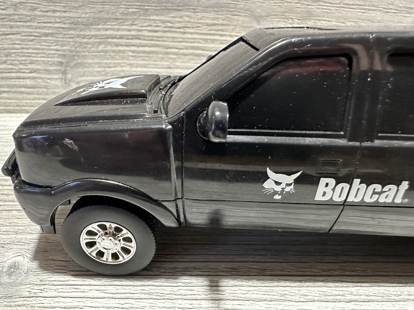 Service Truck BLACK Work Truck Bobcat Decals Plastic Front Half *Metal Box* Toy
