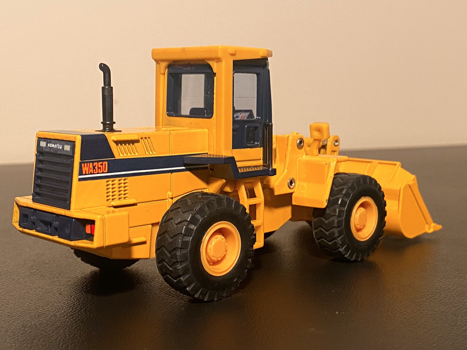 RARE Shinsei **K-003** (NOT #615) 1/50 diecast Komatsu WA350 Wheel Loader v1.0