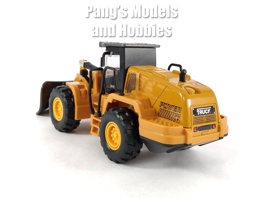 7.75 Inch Construction Wheel Loader V Spade 1/48 Scale Diecast & Plastic Model
