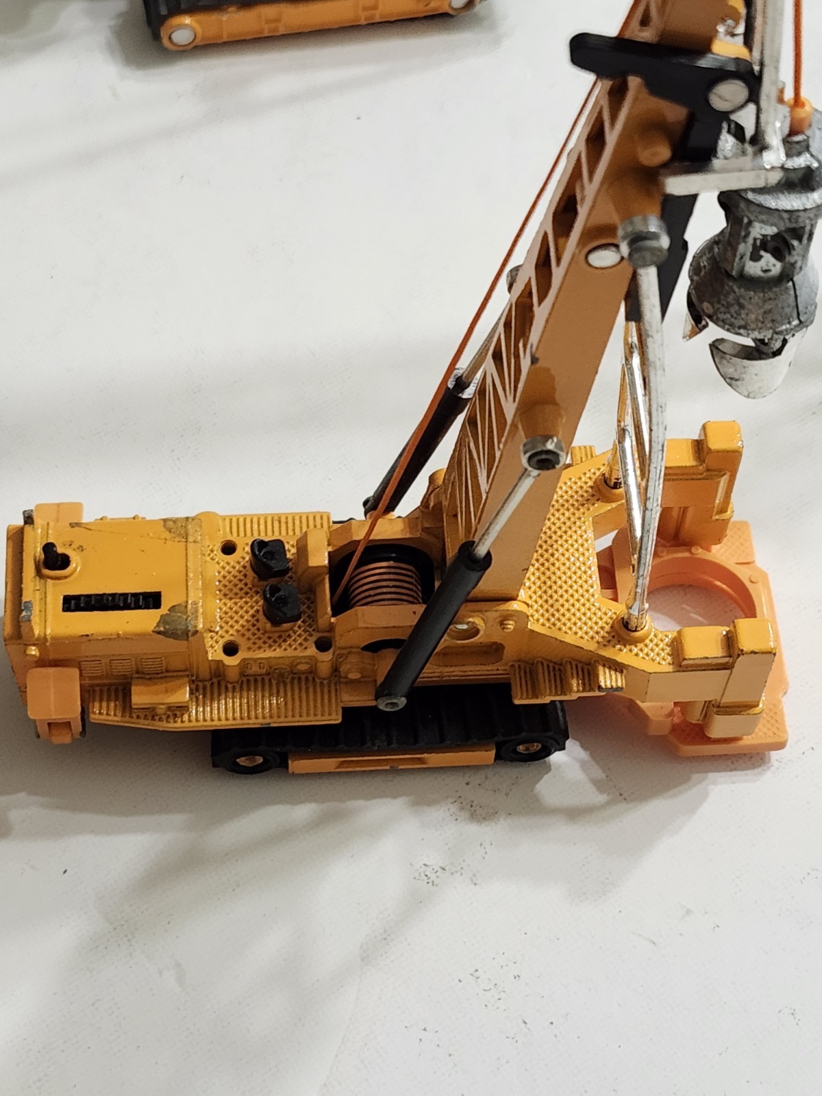 Vintage Hitachi Heavy Equipment Diecast Lot Of 6 Pieces / Cranes Etc.