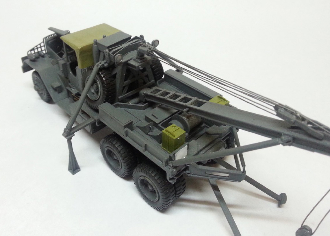 1/50 Ward LaFrance 6×6 Heavy Wrecker – High Quality Resin KIT by Fankit Models