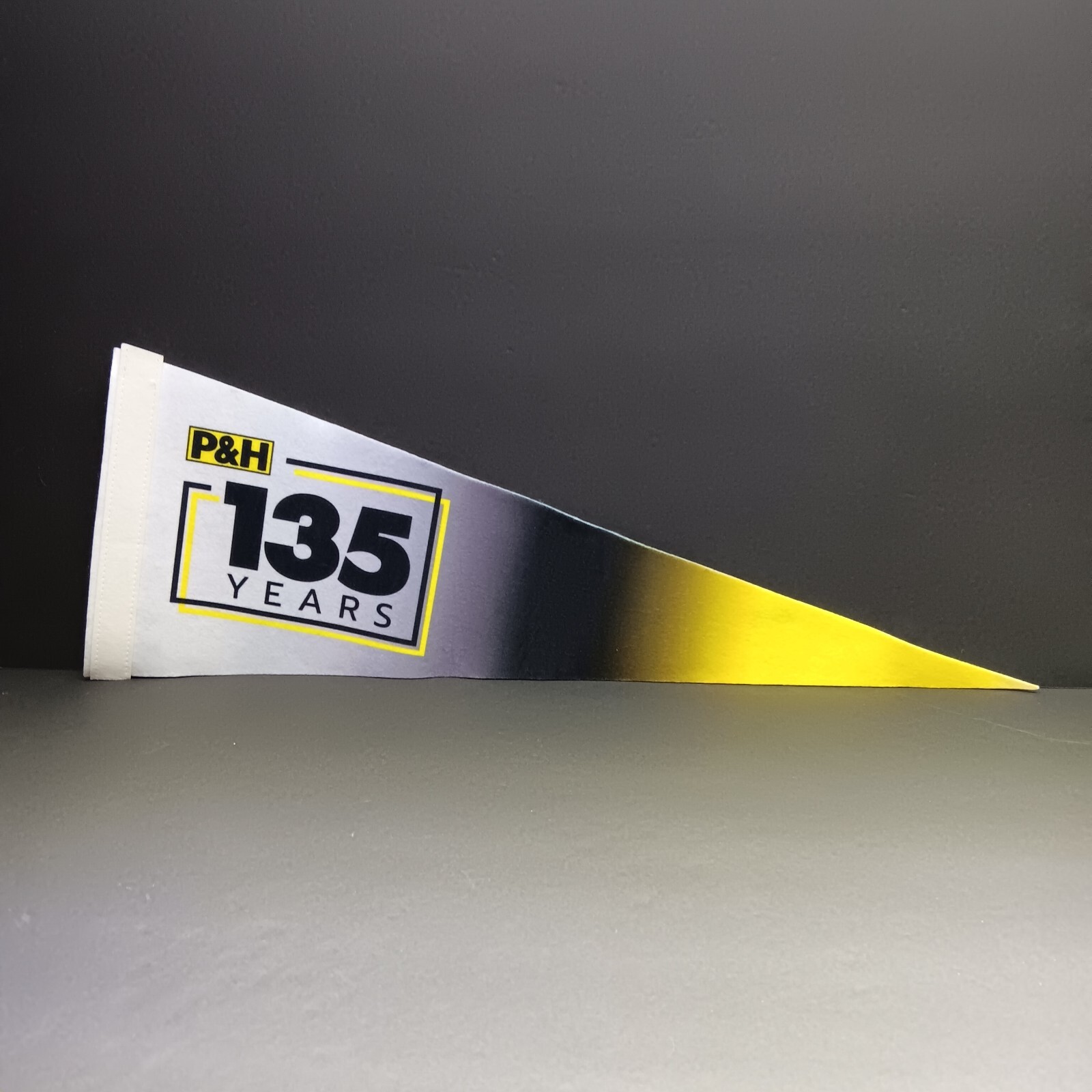 P&H Mining Celebrating 135 Years Felt Pennant Crane Shovel Coal Harnischfeger