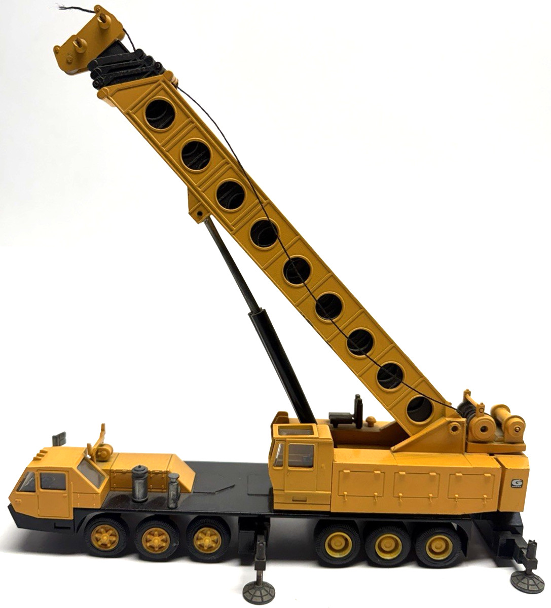 Vintage NZG 152 Grove TM1500 Mobile Crane – Yellow 1/55 Die-cast Made In Germany