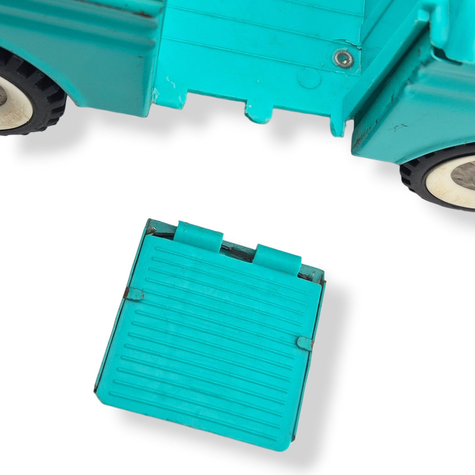 Vintage 1960s Structo Pressed Steel Chevy Corvair Rampside Pickup Truck Teal