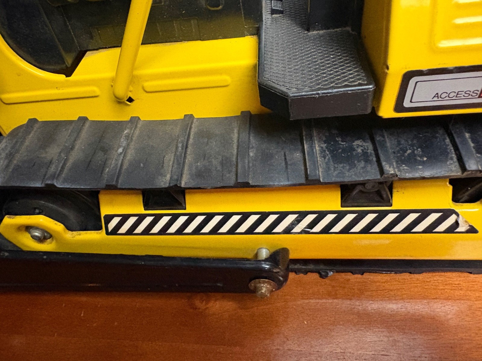 Vintage 80’s turbo diesel Bulldozer Pressed Steel Approx 17 inches Long