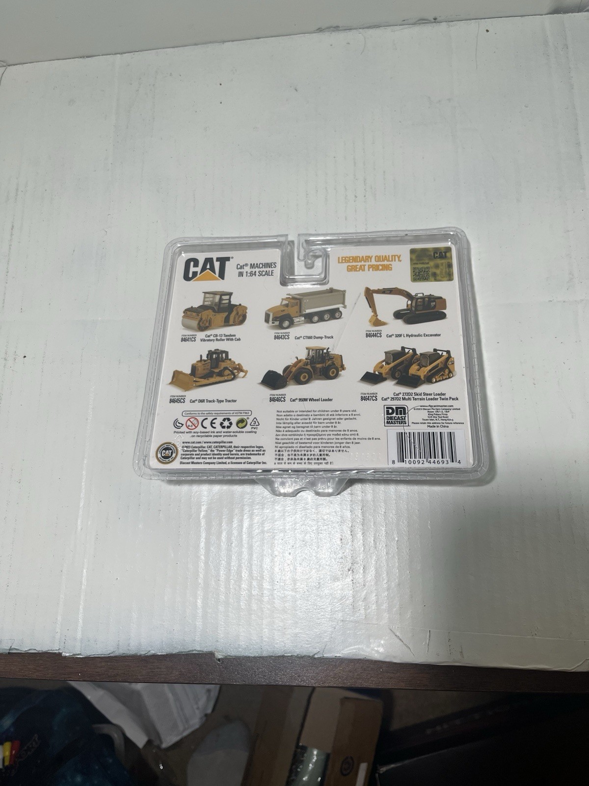 Diecast Masters – 1:64 Scale Cat 272D2 & Cat 297D2 Twin Pack (BBDM84647CS)