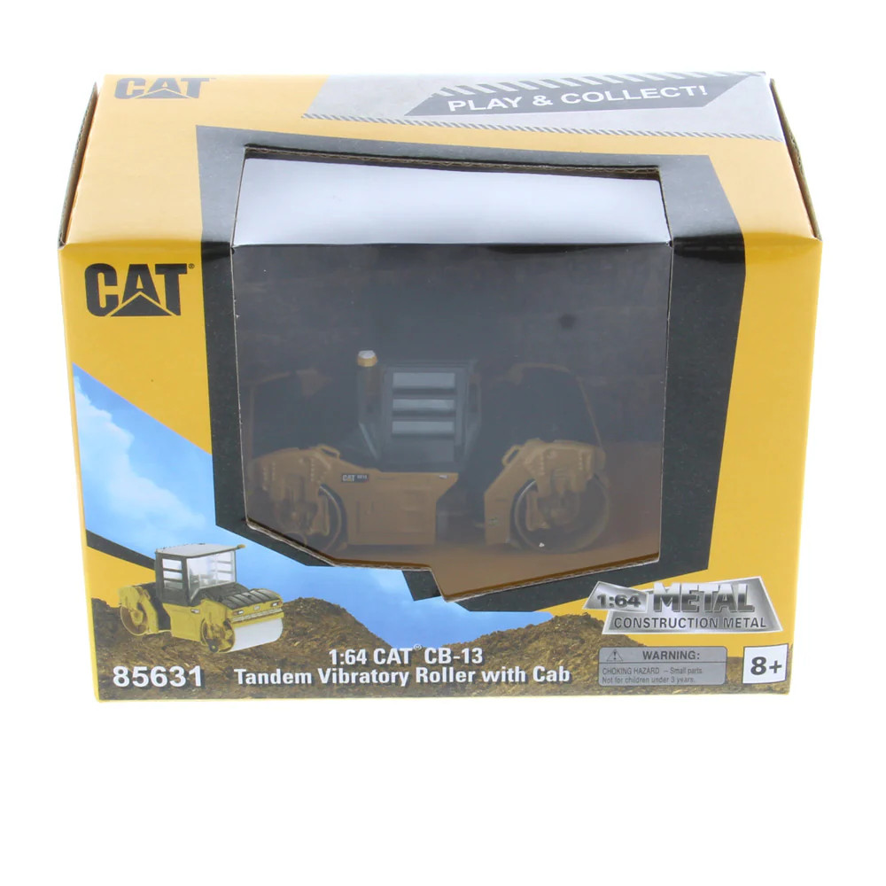 Caterpillar CB-13 Vibratory Roller Cab 1:64 Diecast Masters #85631