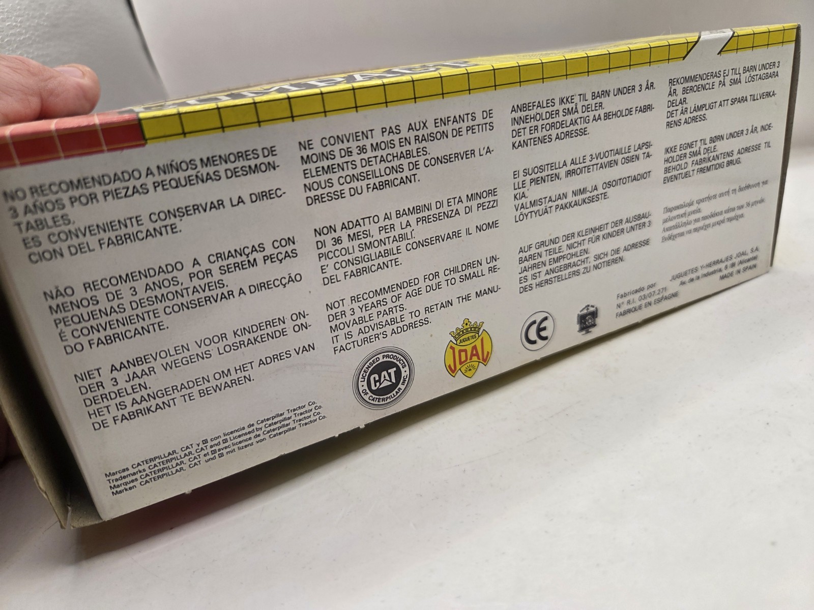 Joal 1:25 Diecast Caterpillar Compact Elevator Truck Series #215 NIB RL1