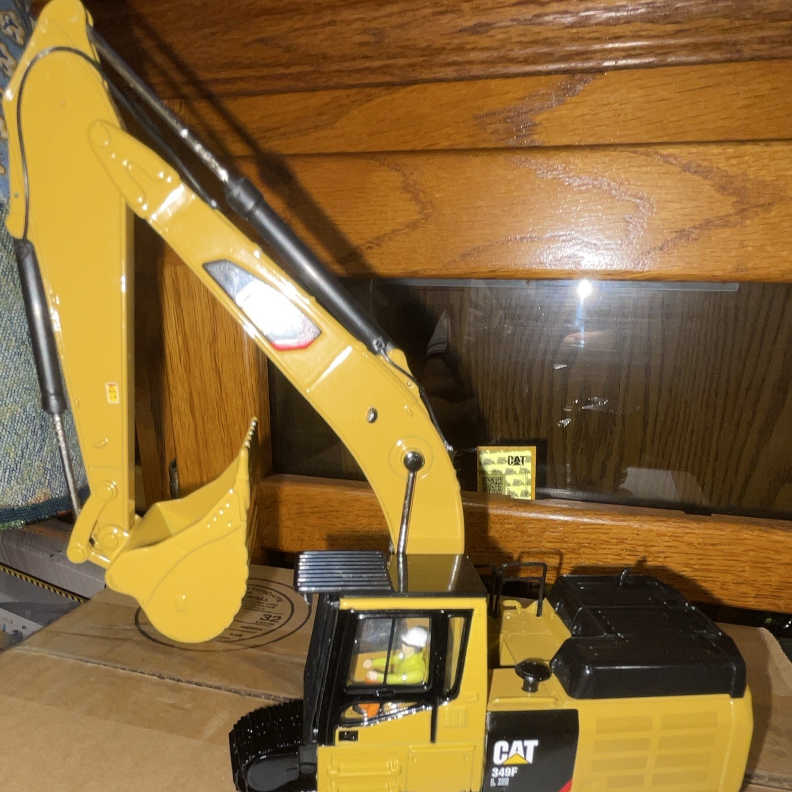 CAT 349F L Excavator Construction Equipment Diecast Model 1:50 Yellow Black