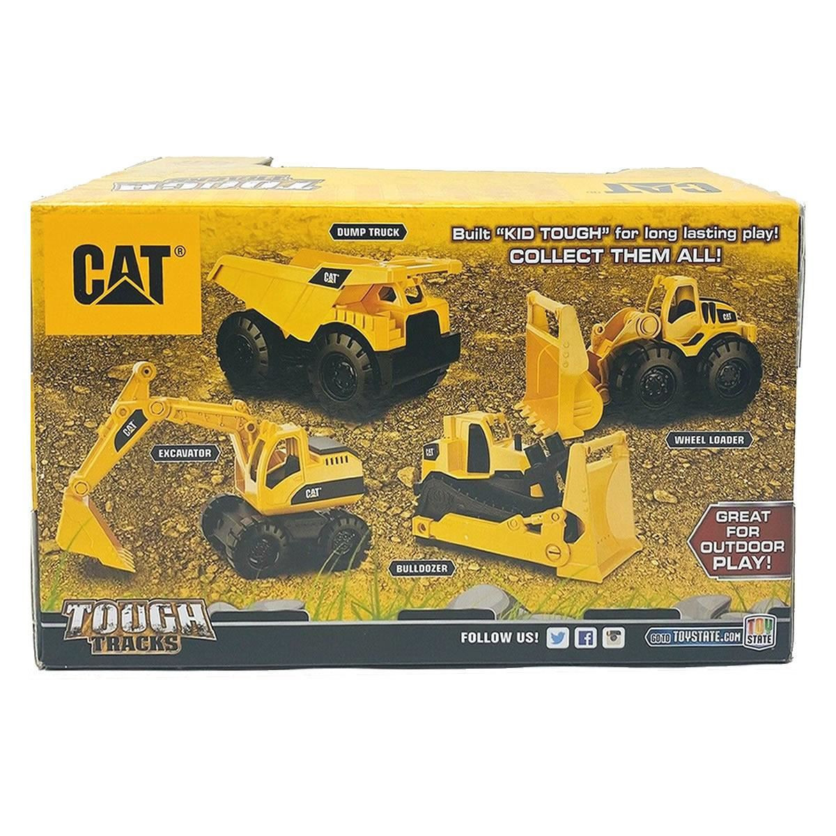 CAT Construction Crew Excavator Tough Tracks Indoor Outdoor Toy Play State