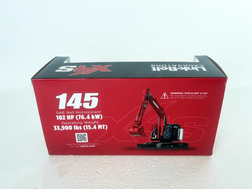 1:50 Link-Belt 145X4S Excavator Construction Machinery Equipment Diecast Model