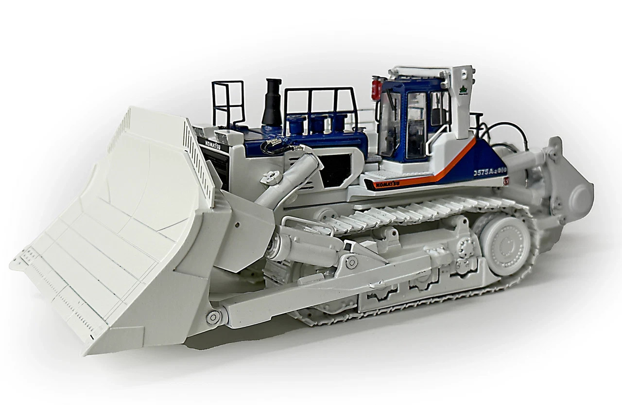 HiMoBo Komatsu D575A SD Super Dozer Ripper – Allied Coal White 1:50 Scale New
