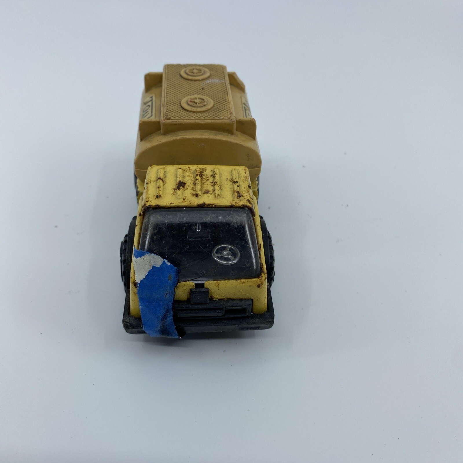 Vintage TONKA Yellow Fuel Tanker Truck – Made In Japan – Metal and Plastic