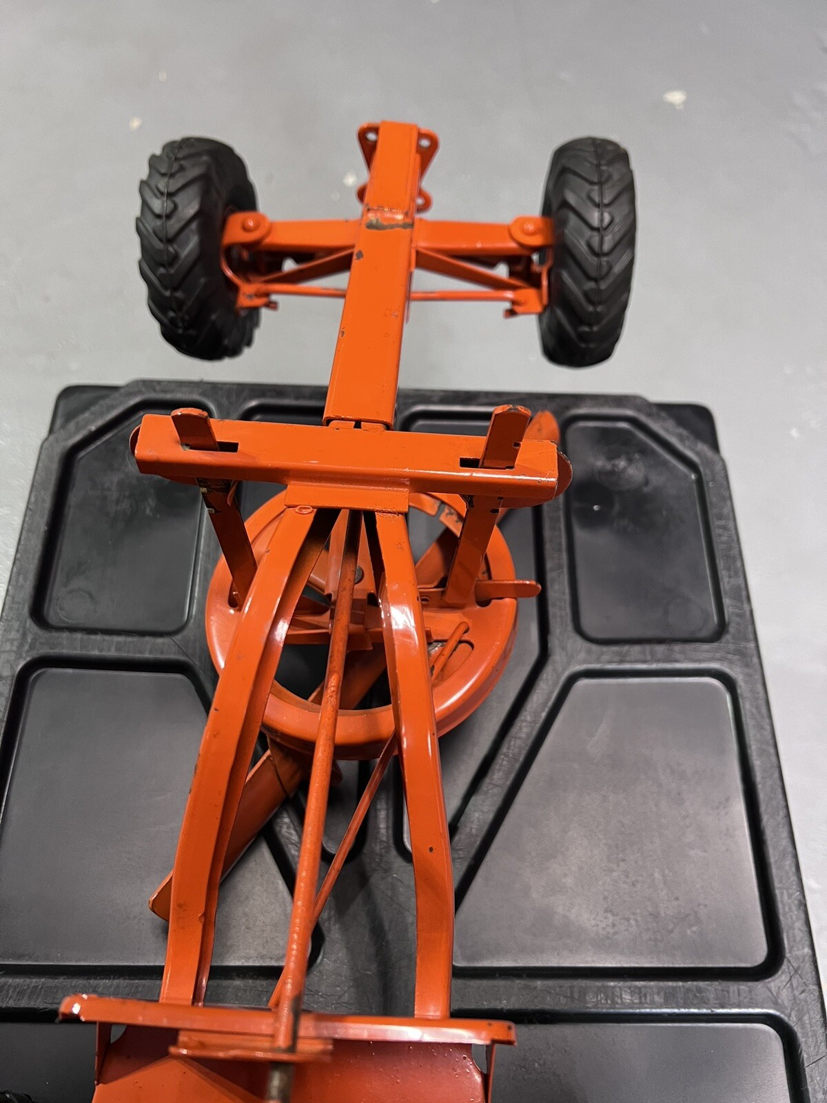 Vintage 1950’s 26″ Yellow-Orange Doepke Model Toys Adams Diesel Road Grader
