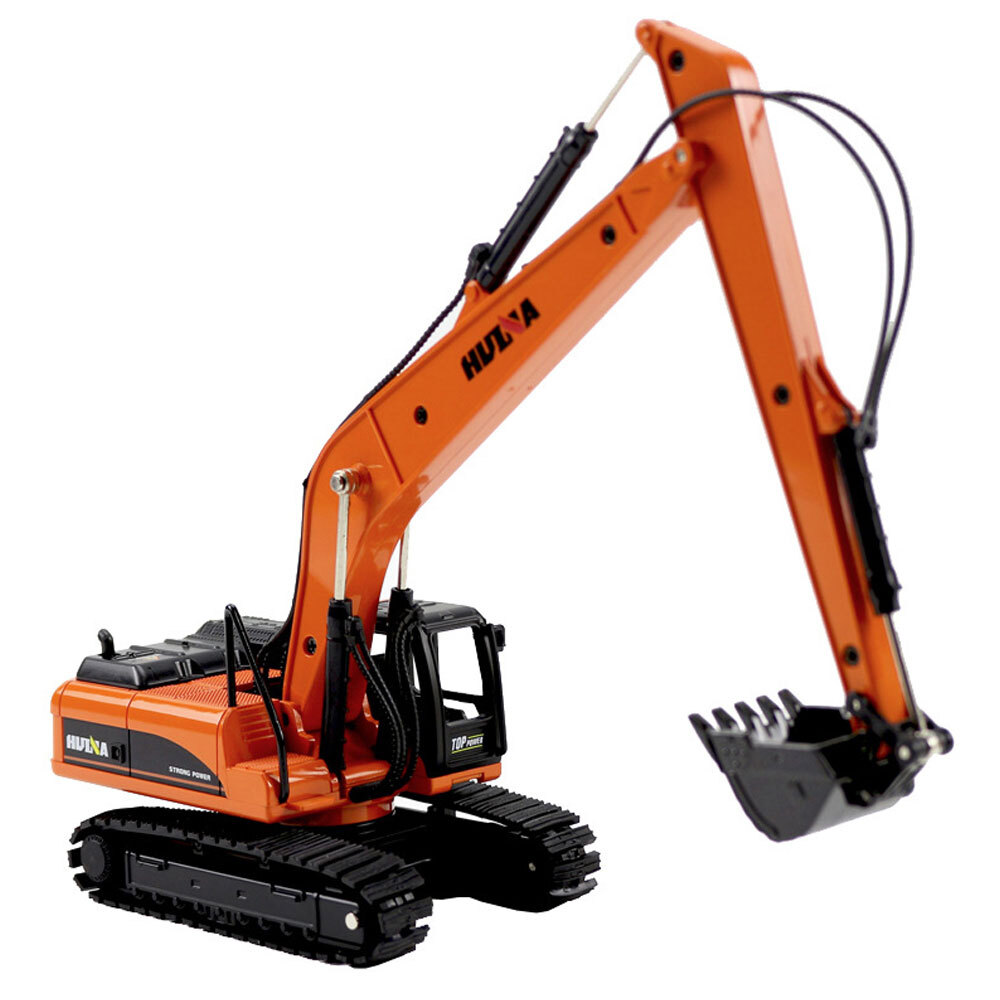 1:50 Excavator Construction Vehicle Model Diecast Toy Truck Boys Toys Kid Orange