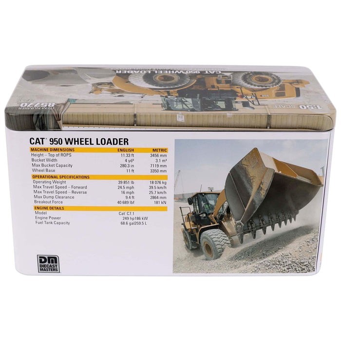 Cat 950 Wheel Loader – High Line – Diecast Masters 1:50 Scale Model #85770 New