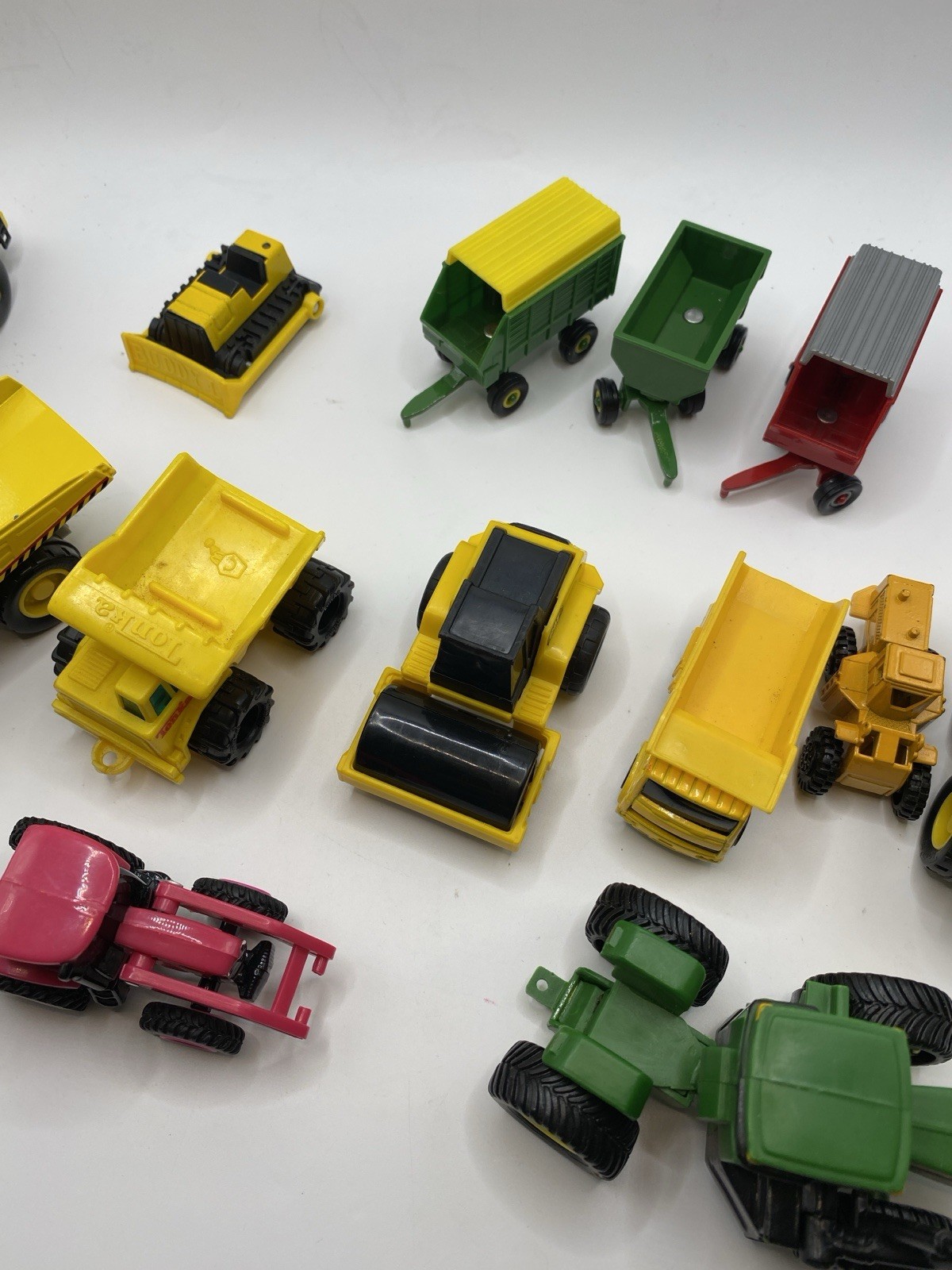 Lot of Construction & Farm Toys Tonka Ertl Etc Plastic & Diecast