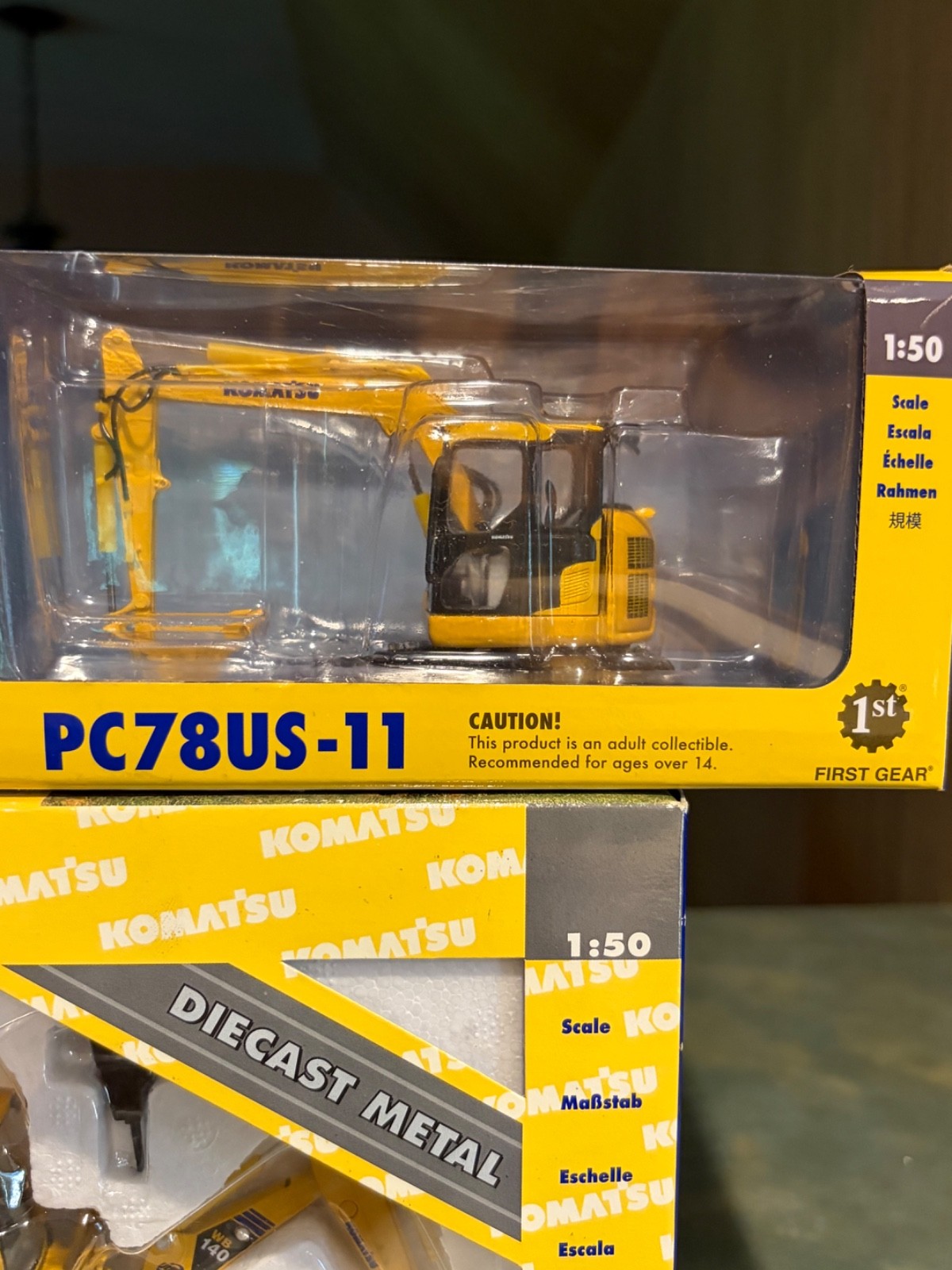 1/50 First Gear Komatsu Set