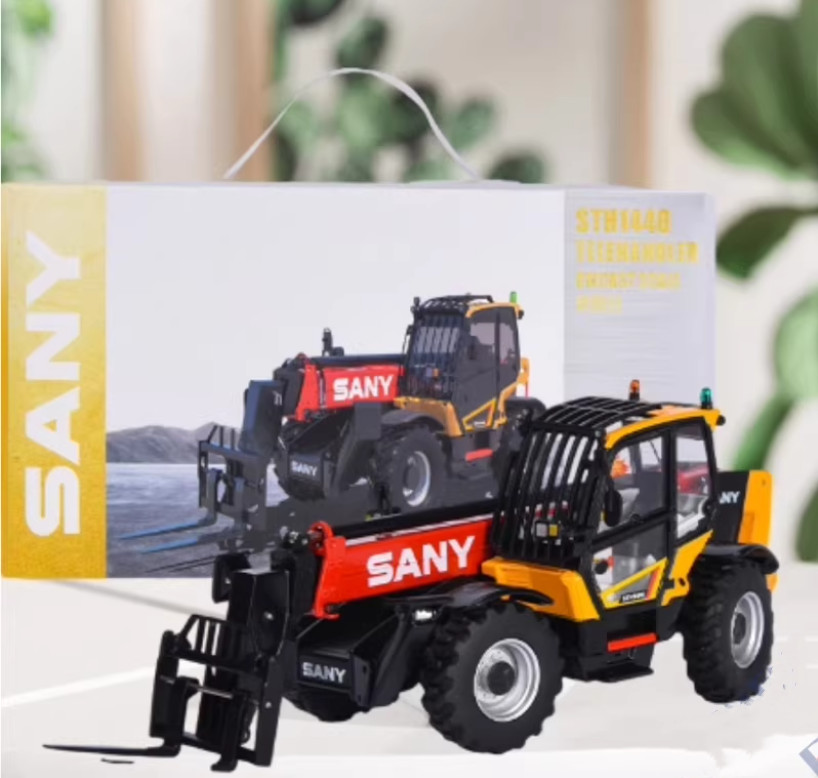 1:35 SANY STH1440 Telescopic Handler Construct Machine Equipment Diecast Model