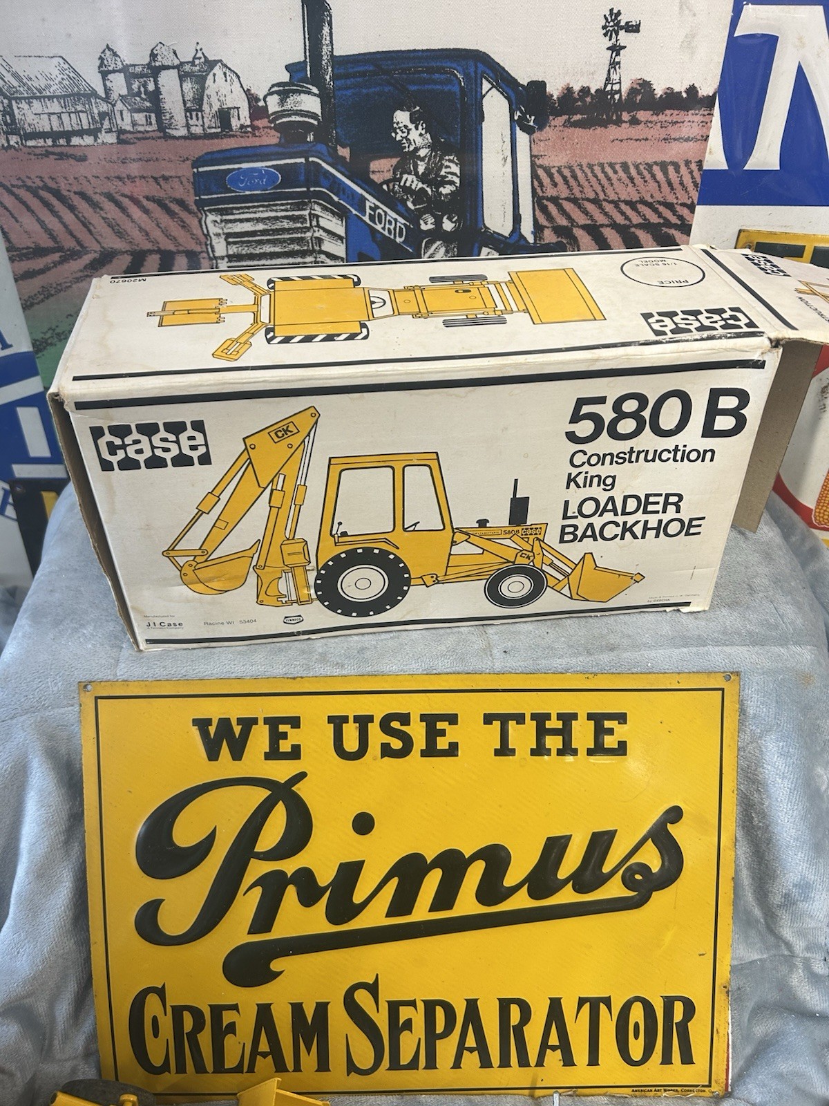 VTG Case 580B Construction King Backhoe 1/16 – Gescha – W. Germany
