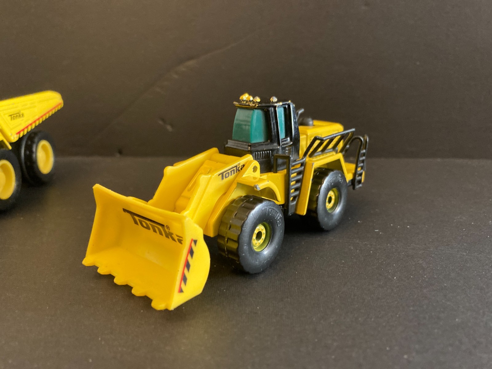 Tonka Metal Movers Construction Vehicles Lot of 3 Diecast Dump Truck Bulldozer