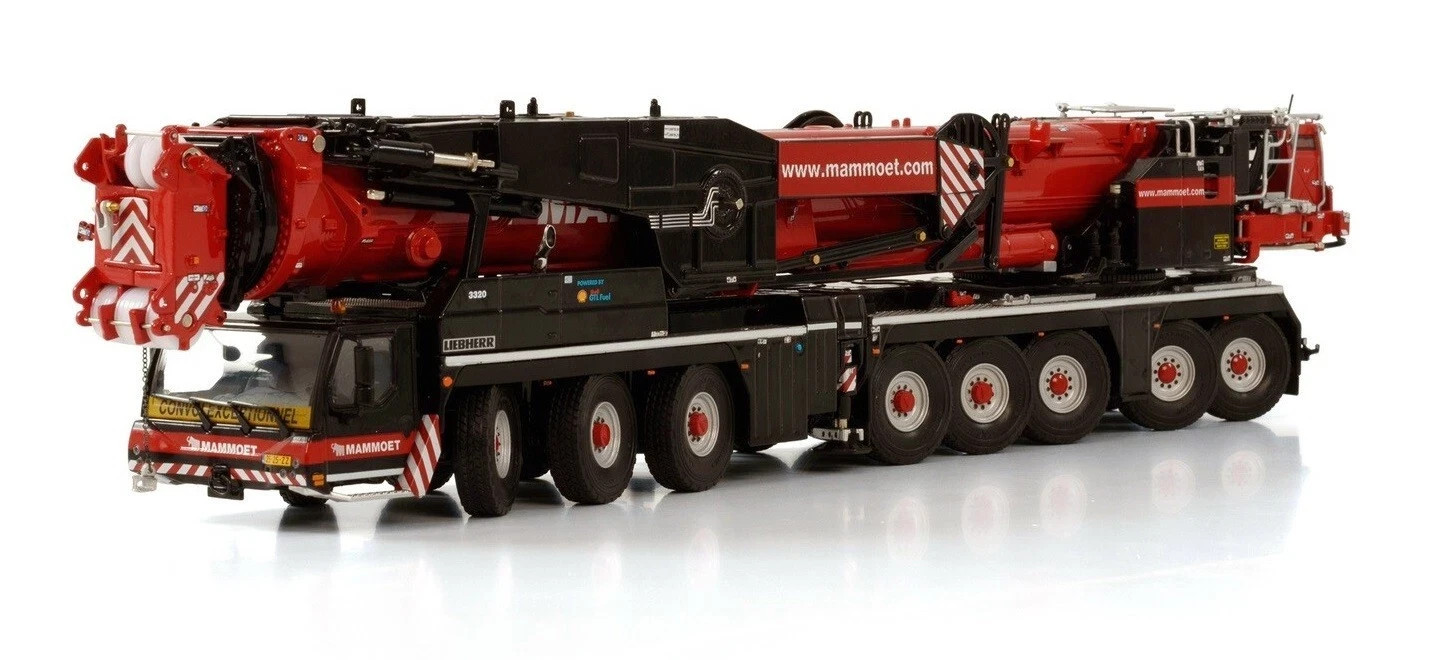 WSI MODELS 410296 Liebherr 1650-8.1 Mammoet Hydraulic All-Terrain Crane 1:50 MIB