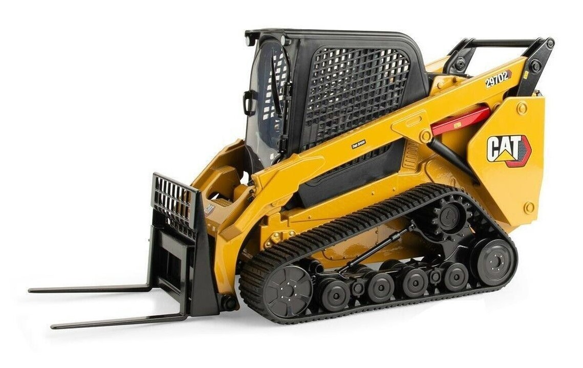 DIECAST MASTERS,Mini-loader CATERPILLAR 297D2 with accessories, 1/16, DCM85628