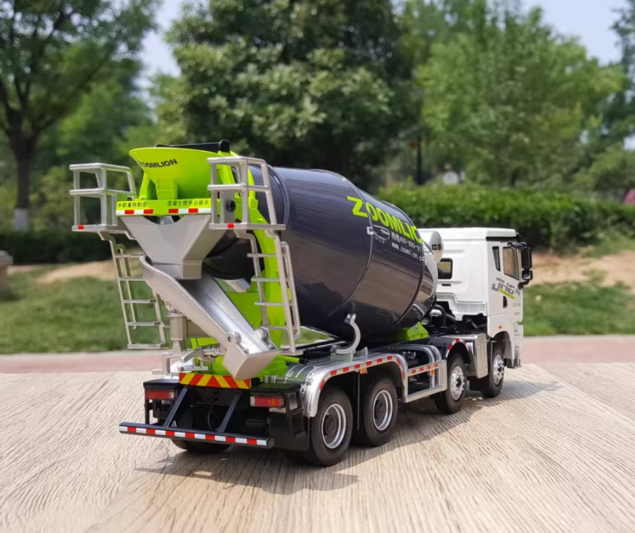 1:38 26CM ZOOMLION JH6 8X4 Mixer Construction Machine Equipment Diecast Model