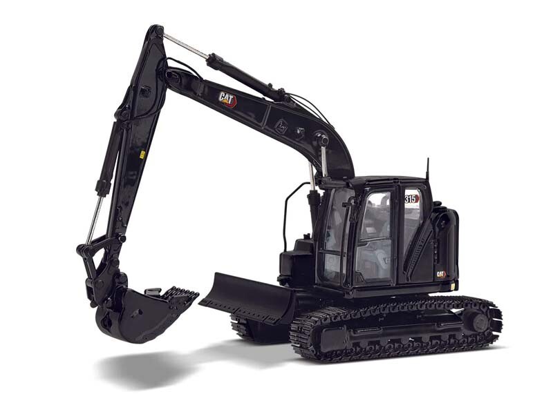 CAT315 Excavator w/ Special Black Finish 1:50 Scale Model Diecast Maters 85957BK