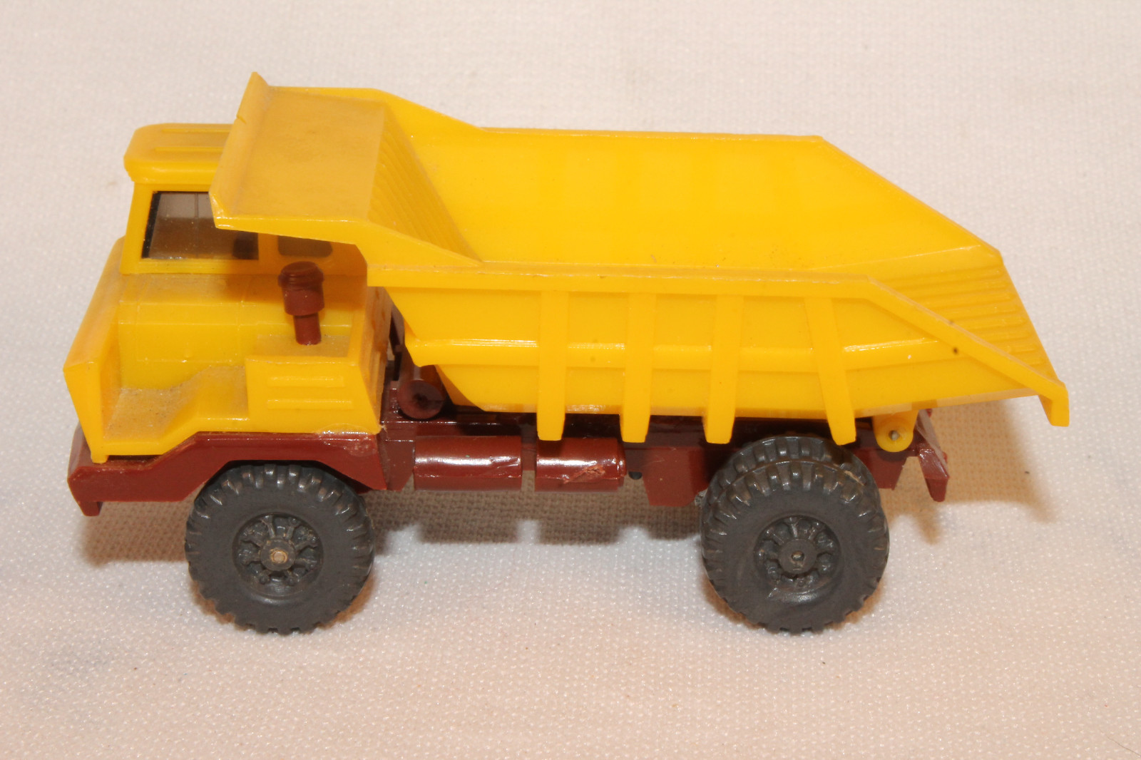 Wiking, Espewe, Off Road Dump Truck, Yellow & Brown, Early model