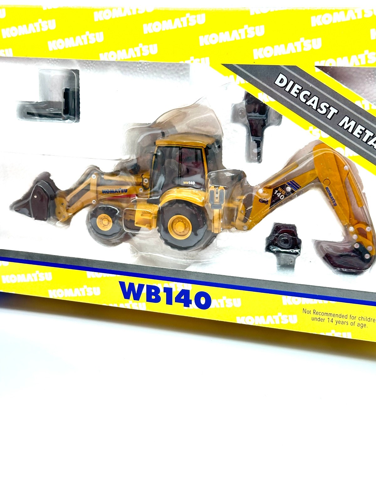 Komatsu WB140 Backhoe/Loader By First Gear 1/50th Scale
