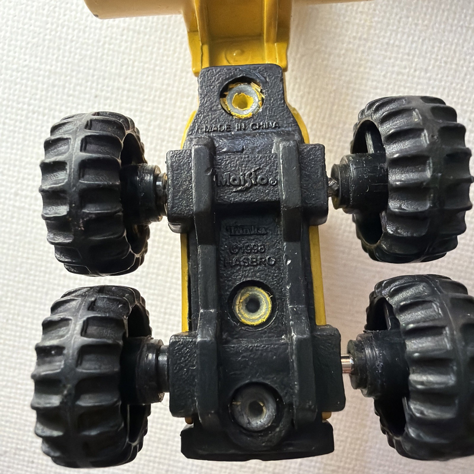Maisto 1998 Tonka-Hasbro Mini Steel Road Grader 1230 Vintage Toy Truck
