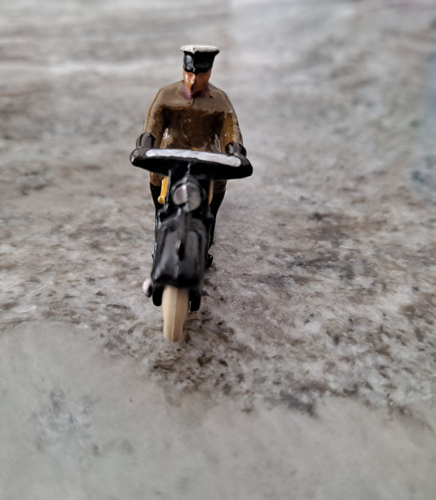 Vintage Dinky Toys, Motorcycle Soldier, Military