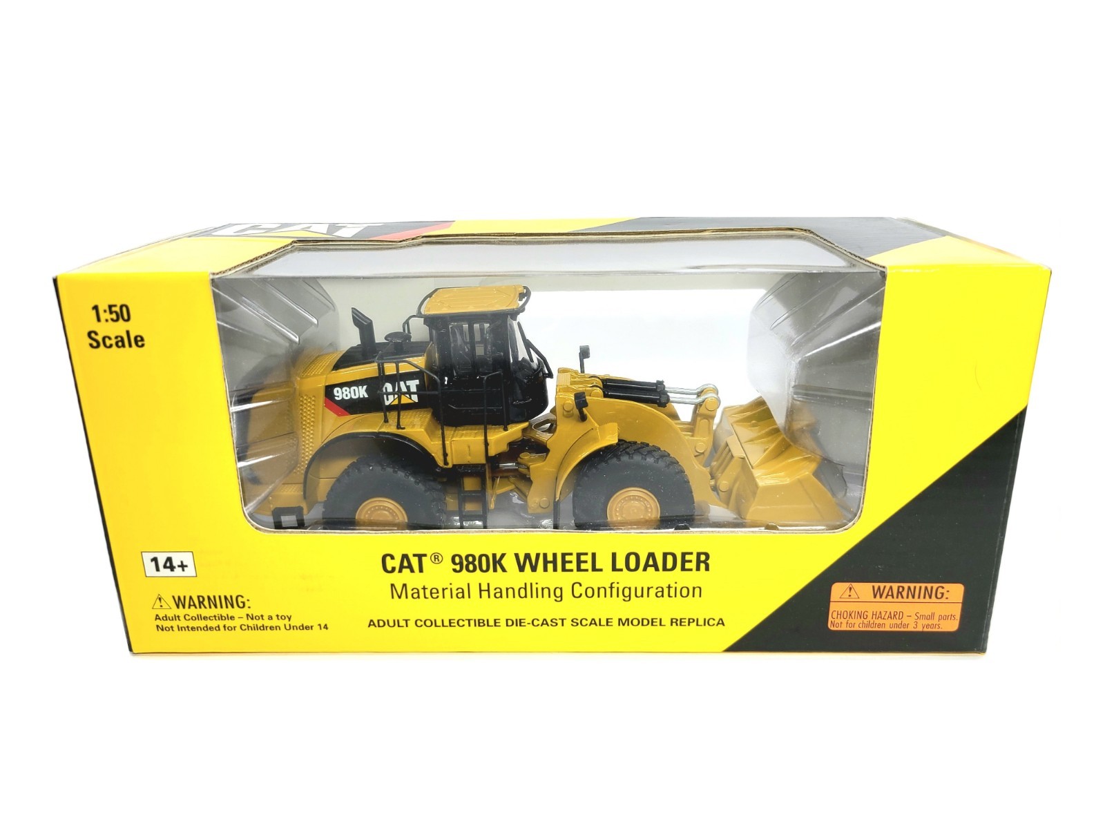 Cat 980K Wheel Loader Material Handling – Norscot 1:50 Scale Model #55289 New