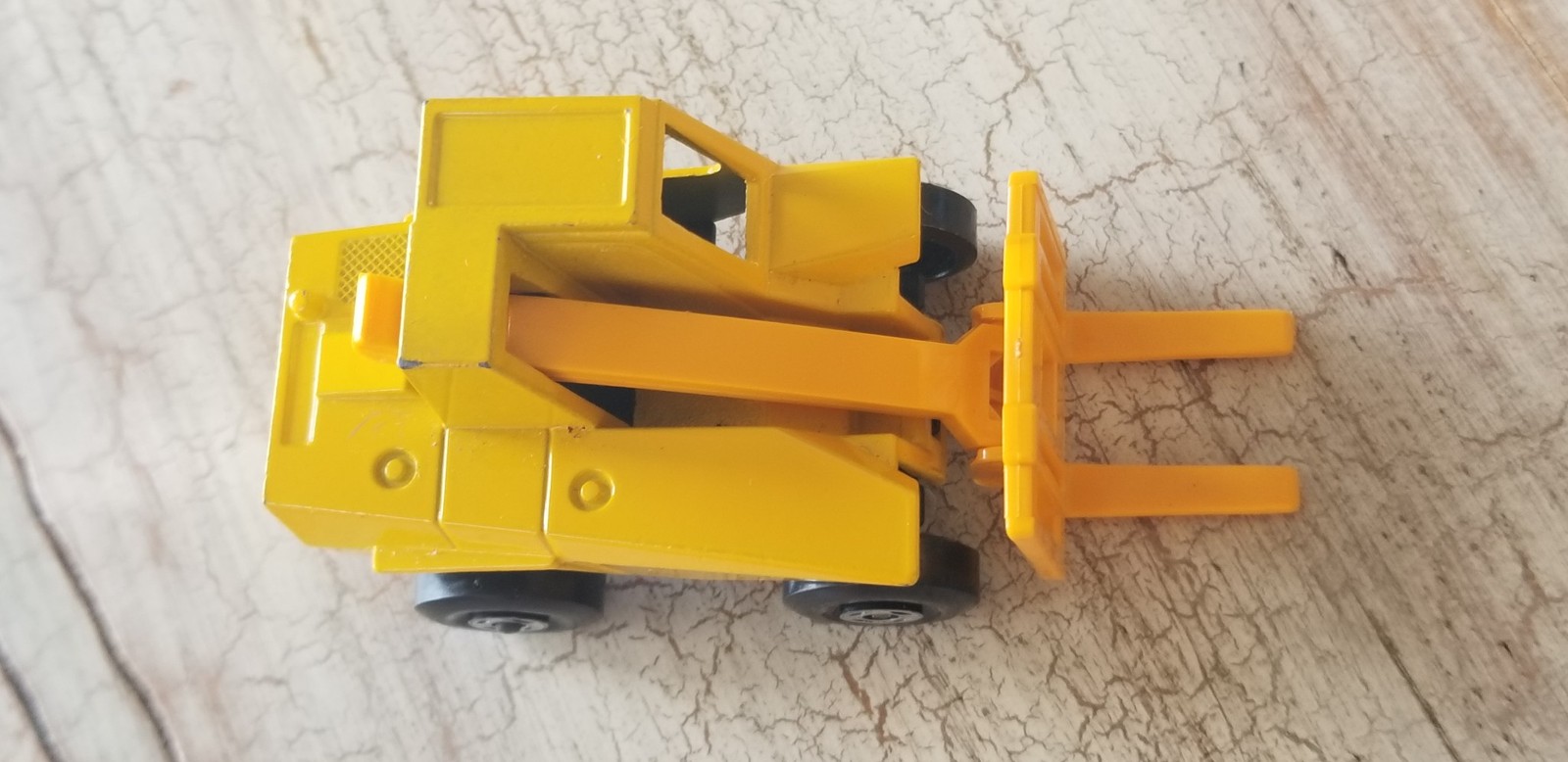 Vintage 1977 Matchbox Superfast No. 48 Sambron Jacklift Forklift Shelf A3