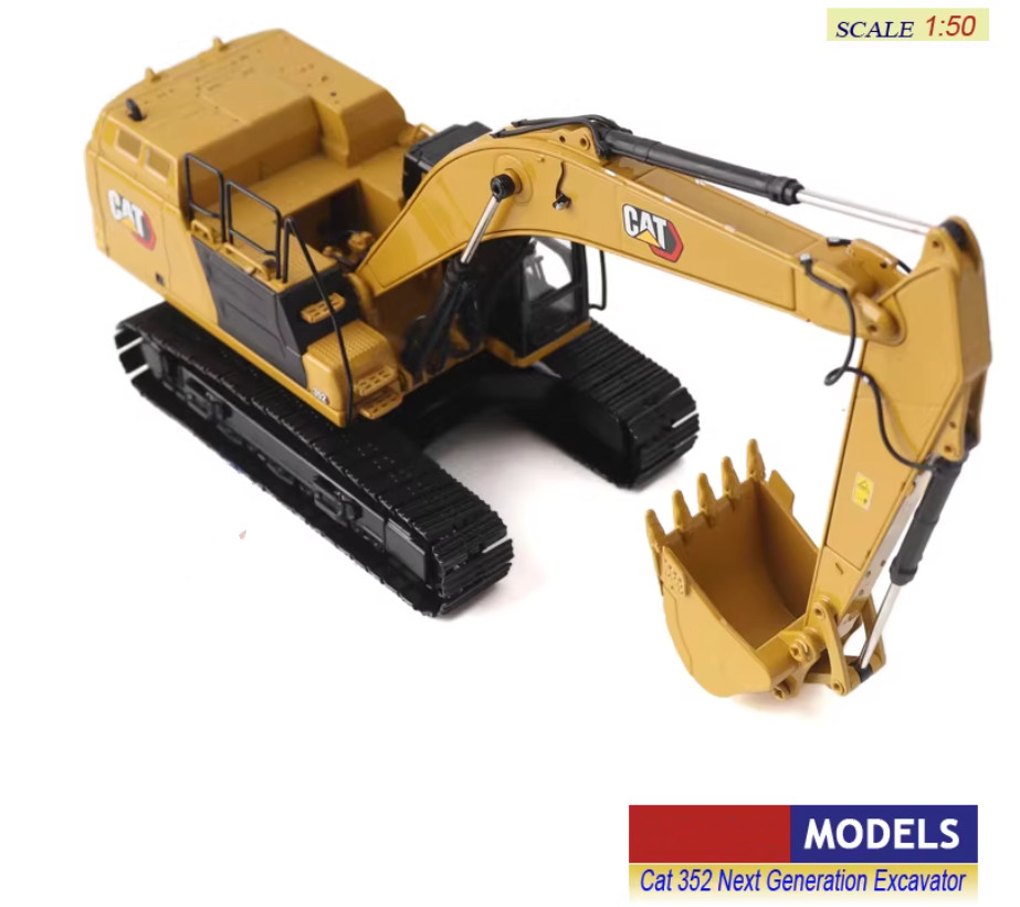 1:50 DM CAT 352 Next Generation Excavator Construction Machinery Diecast Model