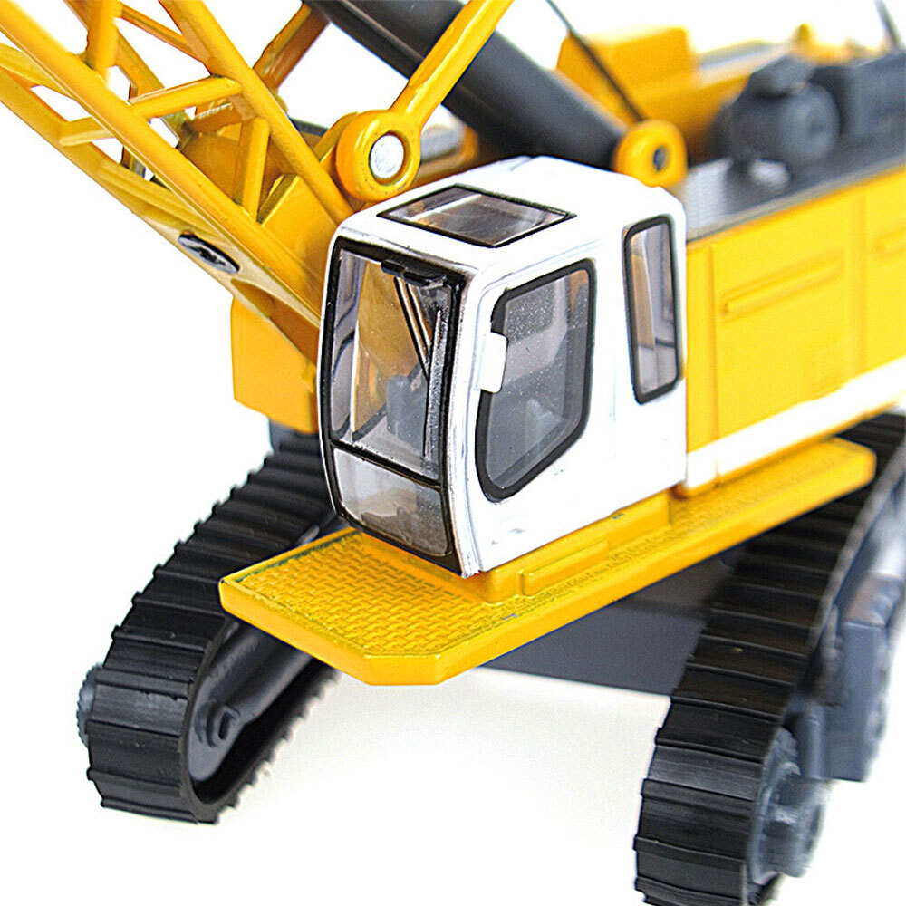 Crane Toy 1:87 Scale Construction Equipment Model Diecast Vehicle Toys for Boys