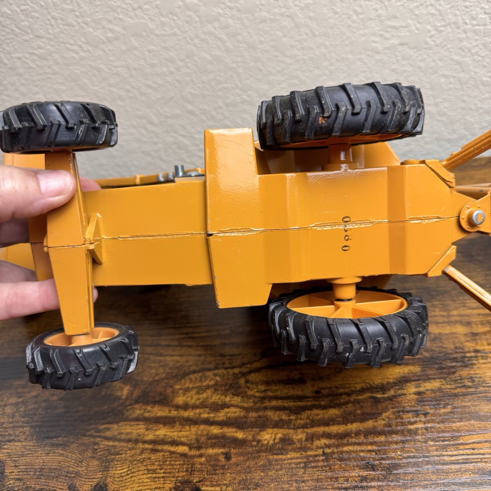 Case 580E Construction King Backhoe Loader Toy Ertl 1:16 Flaw Vintage 80s