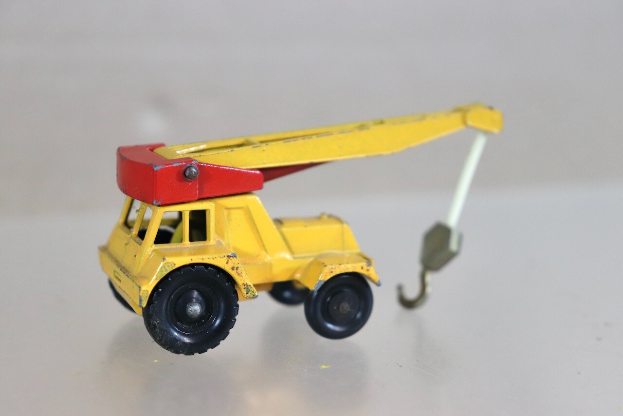 MATCHBOX 11 REGULAR WHEELS TAYLOR JUMBO MOBILE CRANE ob