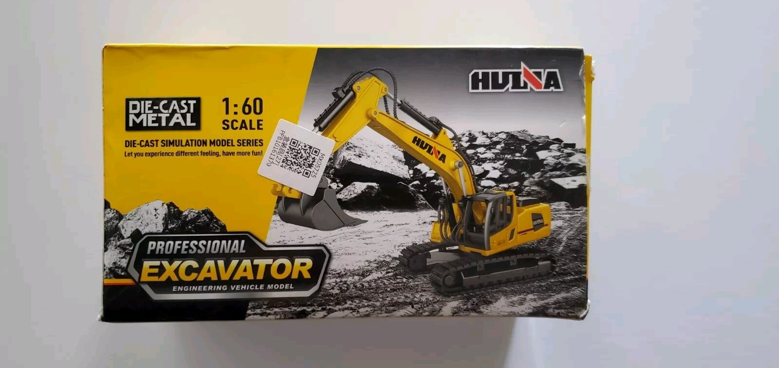 Hui Na Toys Professional 1:60 Diecast Excavator New In Box