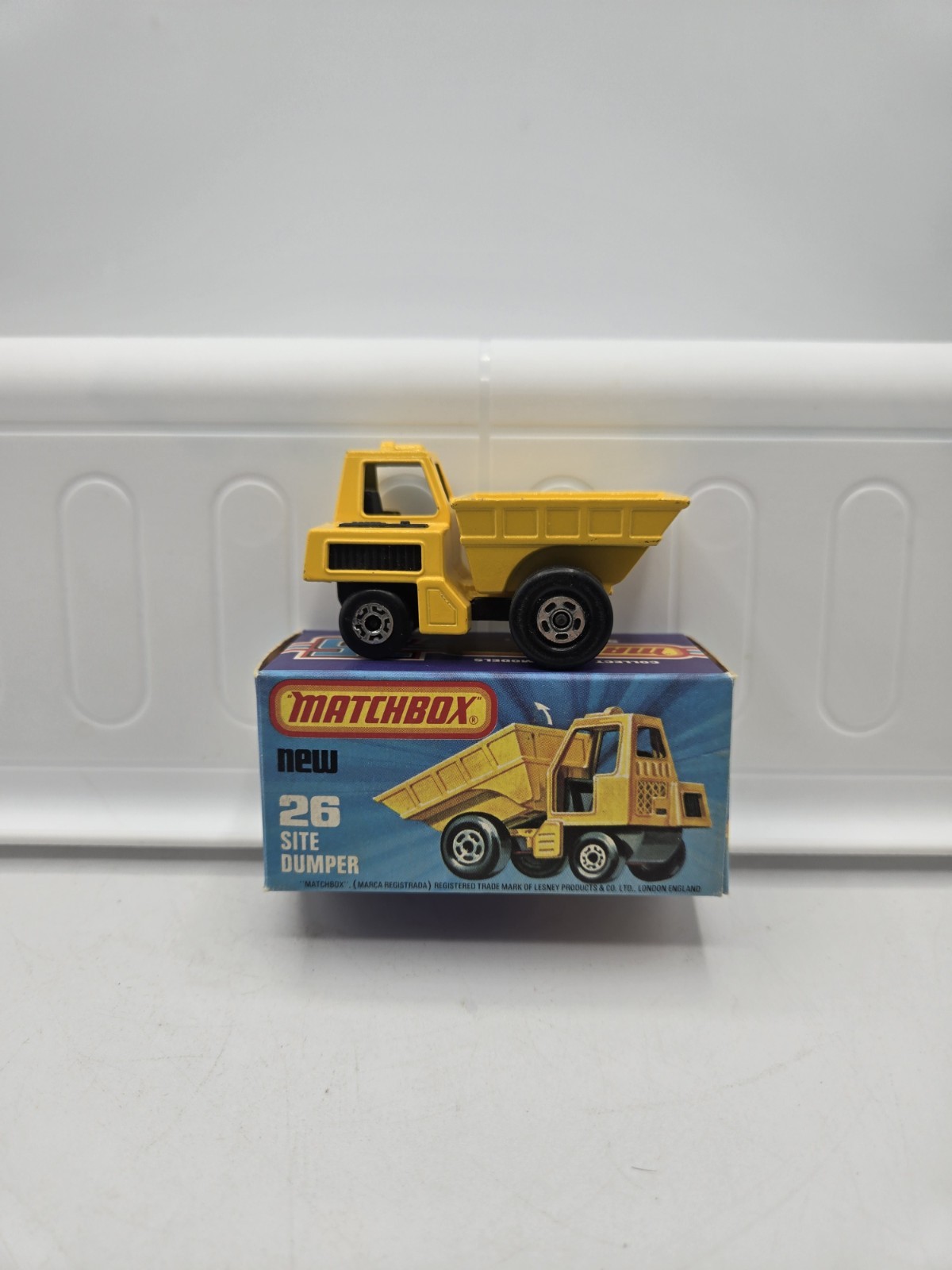 Vintage 1976 MATCHBOX Superfast #26 SITE DUMPER Mint -C18-