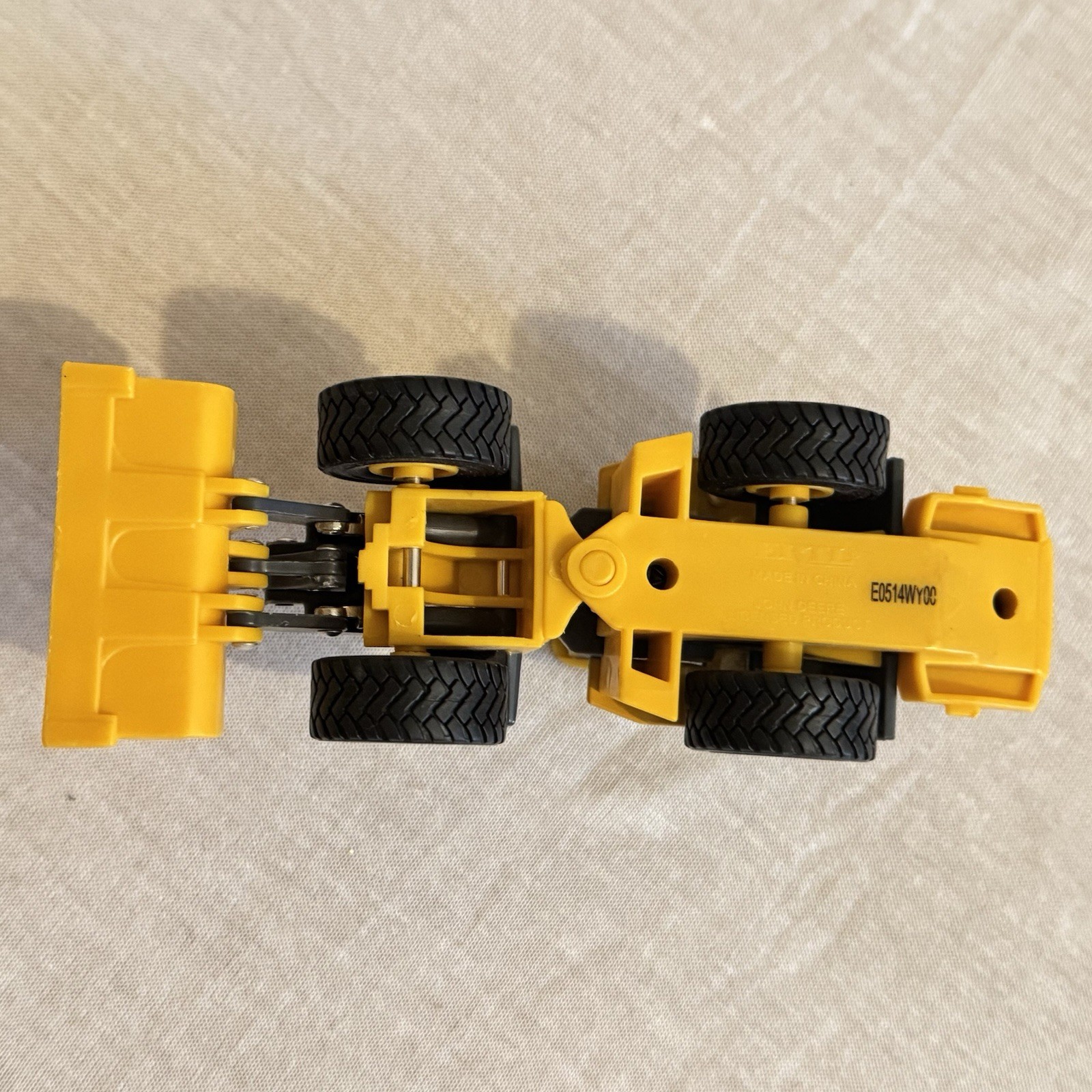 Lot Of 3 ERTL Tomy John Deere Komatsu Metal Heavy Equipment Loader Dozer Haul