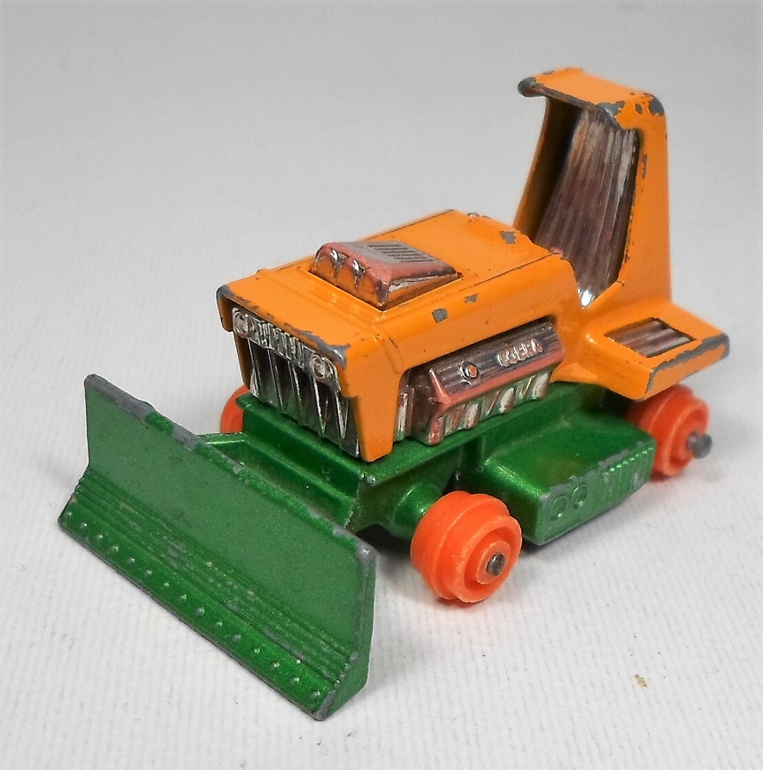 LESNEY MATCHBOX VTG 1975 SUPERFAST No 12 BIG BULL BULLDOZER 3” DIECAST TOY CAR