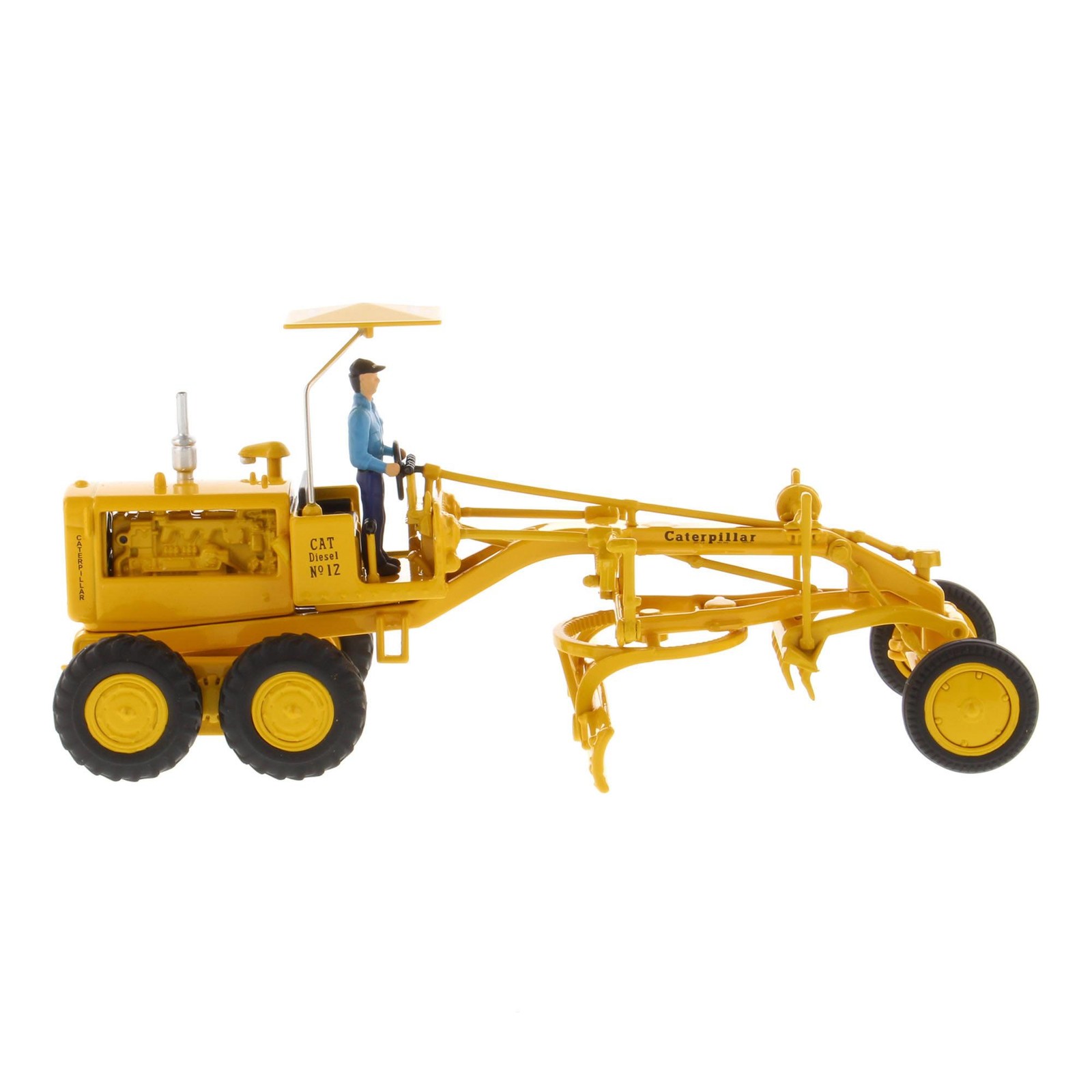 Diecast Masters 1/50 CAT No. 12 Motor Grader Construction Equipment 85761
