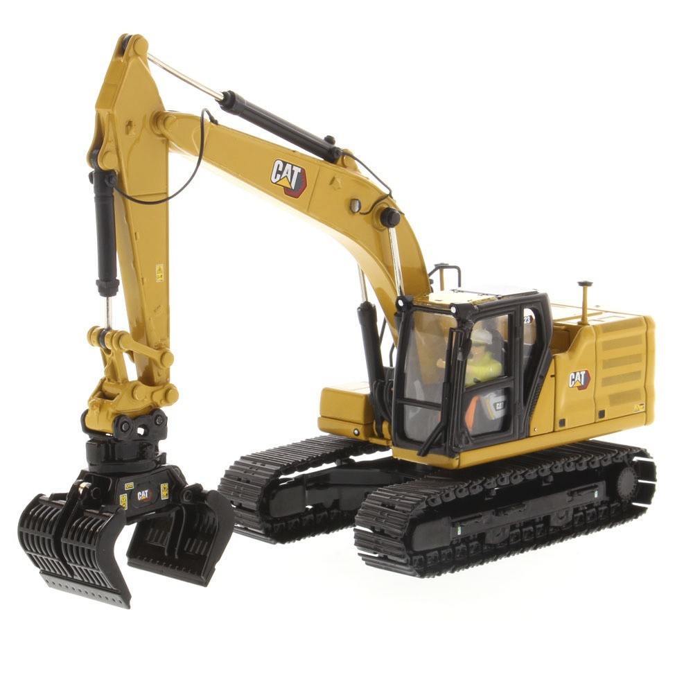 ⭐ 1:50 CAT 323 NEXT GEN HYDRAULIC EXCAVATOR W/ WORK TOOLS DIECAST MASTERS 85657⭐