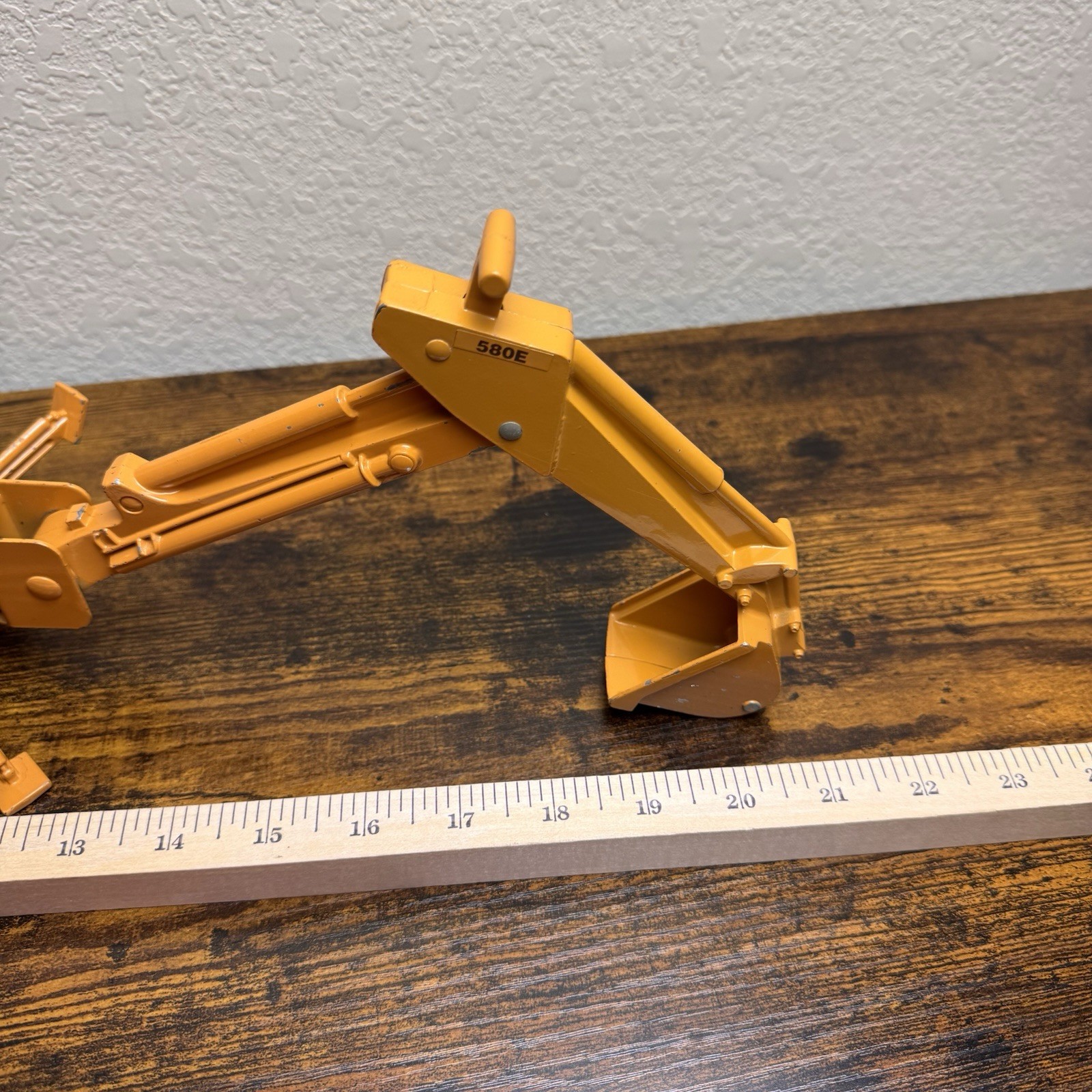 Case 580E Construction King Backhoe Loader Toy Ertl 1:16 Flaw Vintage 80s