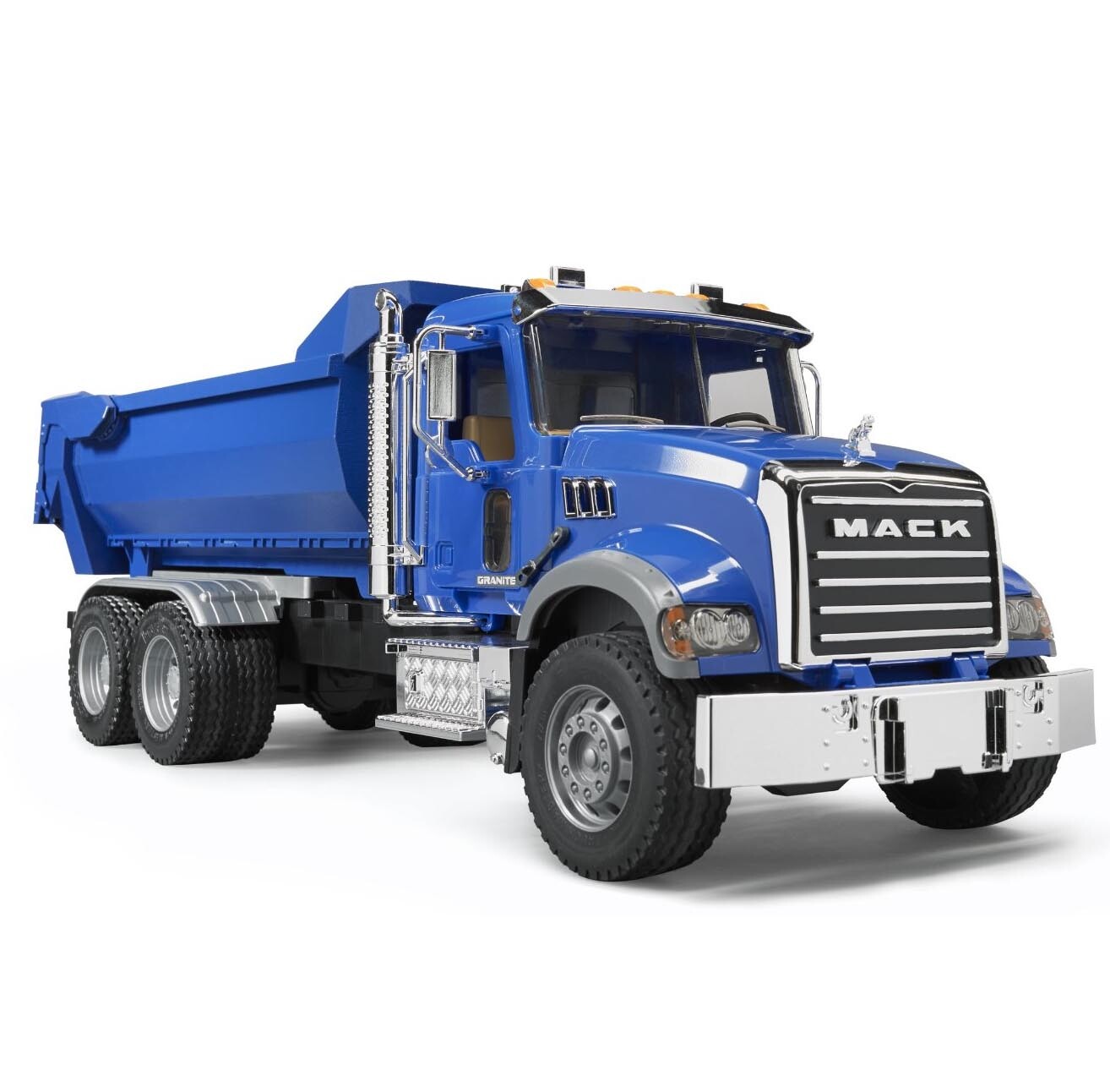BRUDER MACK GRANITE HALF-PIPE DUMP TRUCK 02823